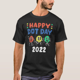 Camiseta Feliz Dia Internacional 2022 Crianças Bolinhas Par
