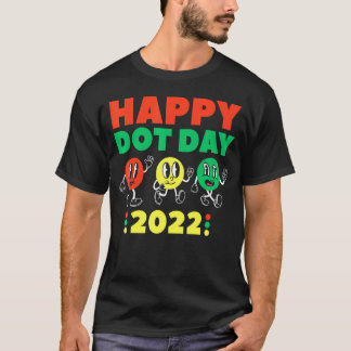 Camiseta Feliz Dia Internacional 2022 Crianças Bolinhas Par