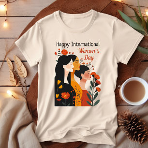 Camiseta Feliz Dia Internacional da Mulher