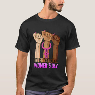 Camiseta Feliz Dia Internacional da Mulher inspira inclusão