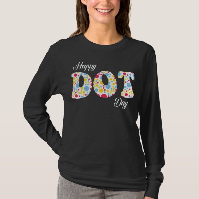 Camiseta Feliz Dia Internacional do Ponto (Frente)