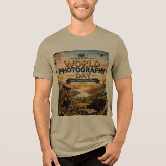 Camiseta Feliz Dia Mundial da Fotografia |