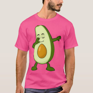 Camiseta Feliz Dia Nacional Avocado Verde Cute Dabbing Astr
