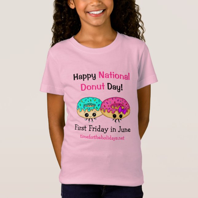 Camiseta Feliz Dia Nacional da Rosquinha (Frente)
