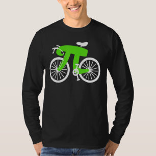 Camiseta Feliz Dia Nacional De Pi Math Com Ciclismo Em Mate