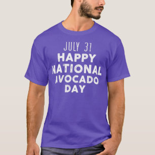 Camiseta Feliz Dia Nacional do Avocado