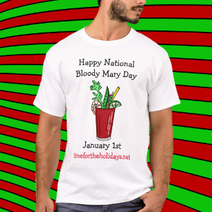Camiseta Feliz Dia Nacional Sangrento da Mary Dia 1 de jane