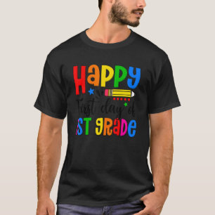 Camiseta Feliz Dia Passado Da Corte Do Primeiro Grau No Últ