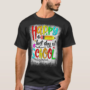 Camiseta Feliz Dia Passado Da Escola Alô Estudantes De Verã