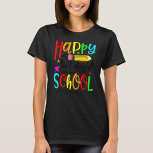 Camiseta Feliz Dia Passado Da Escola Alô Professor Stu De V