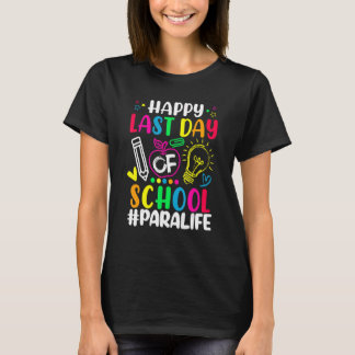 Camiseta Feliz Dia Passado Da Escola No Verão Do Professor