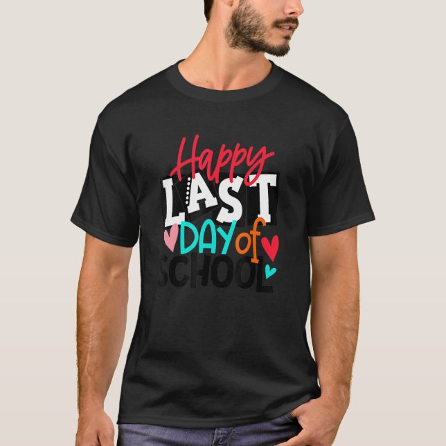 Camiseta Feliz Dia Passado Da Escola Para Professores Aluno (Frente)