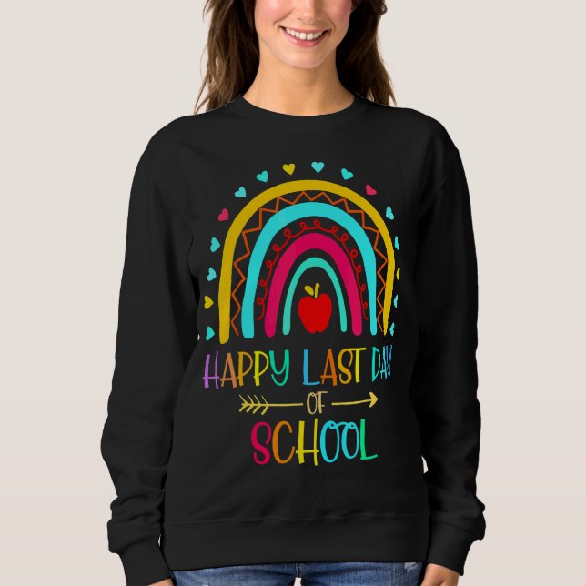 Camiseta Feliz Dia Passado da Escola Professor Arco-Íris G (Frente)