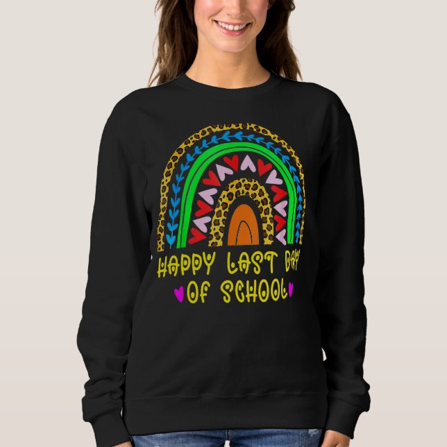 Camiseta Feliz Dia Passado da Escola Professor Arco-Íris G (Frente)