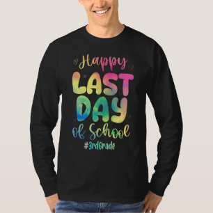 Camiseta Feliz Dia Passado da Escola Professor Tie Dye do 3