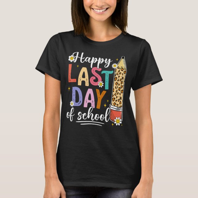 Camiseta Feliz Dia Passado Da Escola Professores Crianças G (Frente)