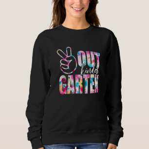 Camiseta Feliz Dia Passado Da Escola Tie Dye Peace Out Kind