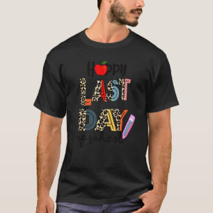 Camiseta Feliz Dia Passado da Faculdade Professores Leopard