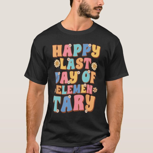 Camiseta Feliz Dia Passado da Groovy Elementar (Frente)