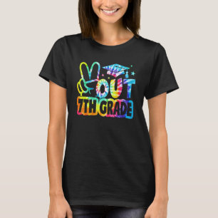 Camiseta Feliz Dia Passado da Paz Escolar Fora do 7 Tie D