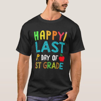 Camiseta Feliz Dia Passado Da Série 1Rua Com Lápis De Maçã