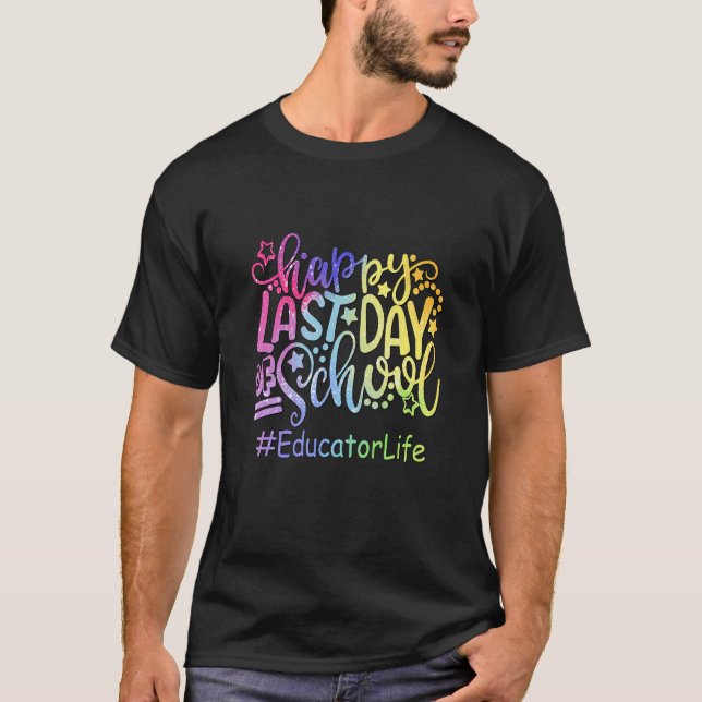 Camiseta Feliz Dia Passado Da Vida Escolar (Frente)