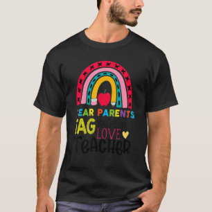 Camiseta Feliz Dia Passado de Caros Pais Dizem que você est