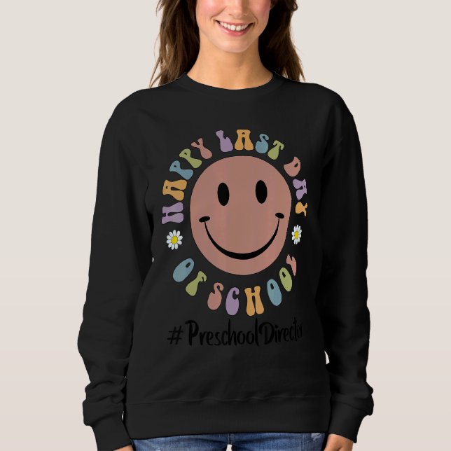 Camiseta Feliz Dia Passado De Diretor De Pré-Escolas L (Frente)