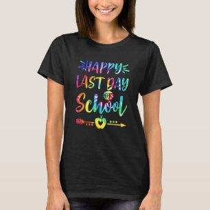 Camiseta Feliz Dia Passado De Estudantes De Tie Dye E Teac