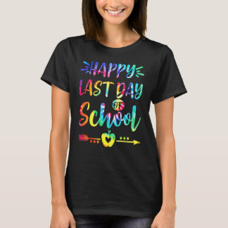 Camiseta Feliz Dia Passado De Estudantes De Tie Dye E Teac