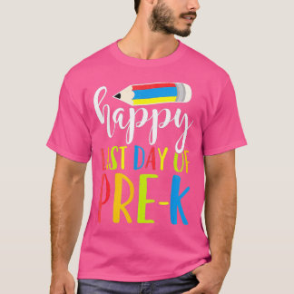 Camiseta Feliz Dia Passado De Formando De Professores Pré-K