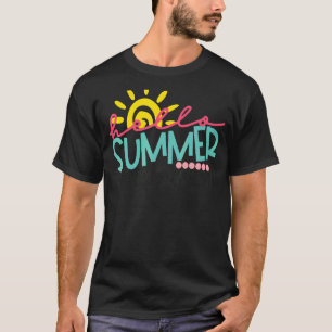 Camiseta Feliz Dia Passado de Professora Aluna Olá Sum
