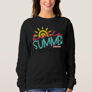 Camiseta Feliz Dia Passado de Professora Aluna Olá Sum