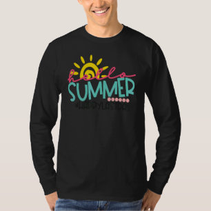 Camiseta Feliz Dia Passado de Professora Aluna Olá Sum