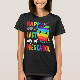 Camiseta Feliz Dia Passado de Professora da Pré-escola Grad