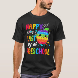 Camiseta Feliz Dia Passado de Professora da Pré-escola Grad