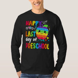 Camiseta Feliz Dia Passado de Professora da Pré-escola Grad