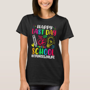 Camiseta Feliz Dia Passado De Professora De Aconselhamento