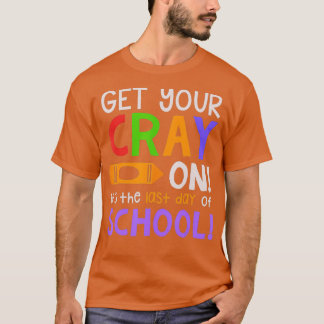 Camiseta Feliz Dia Passado de Professora Do Crayon
