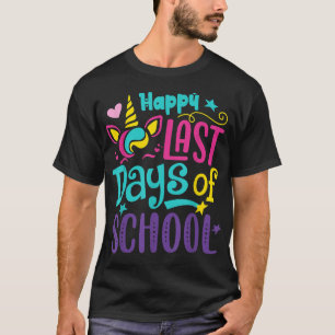 Camiseta Feliz Dia Passado de Professora Do Unicórnio G