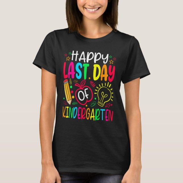 Camiseta Feliz Dia Passado De Professores Engraçados Na Esc (Frente)