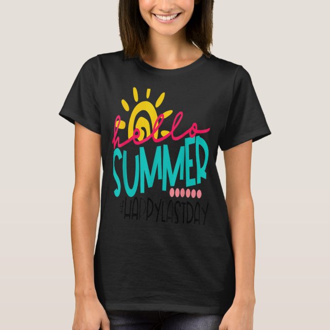 Camiseta Feliz Dia Passado de Professores Formandos de Prof (Frente)