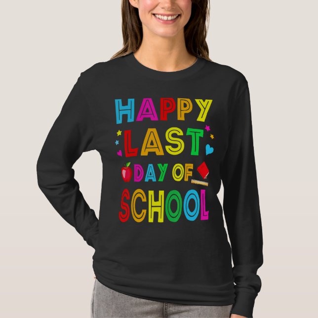Camiseta Feliz Dia Passado de Professores Formandos de Prof (Frente)