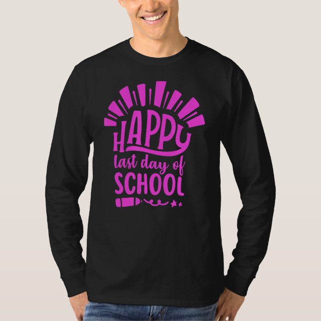 Camiseta Feliz Dia Passado de Professores Graduados (Frente)