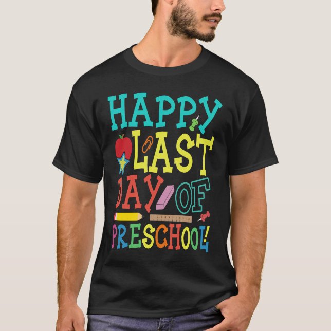 Camiseta Feliz Dia Passado De Professores Pré-K Meninas K (Frente)