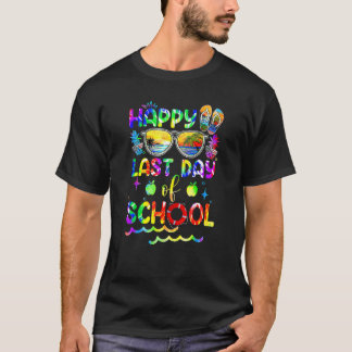 Camiseta Feliz Dia Passado De Rua De Professores De Tie Dye