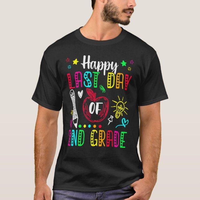 Camiseta Feliz Dia Passado De Ruas De Professores Do segund (Frente)