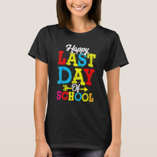 Camiseta Feliz Dia Passado De T-Estudantes E Professores Da