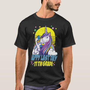 Camiseta Feliz Dia Passado Do 11 Da Faculdade De Graduação