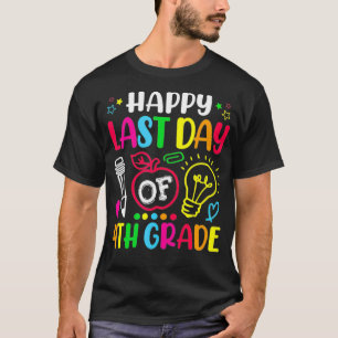 Camiseta Feliz Dia Passado do 4° Graduado de Professores